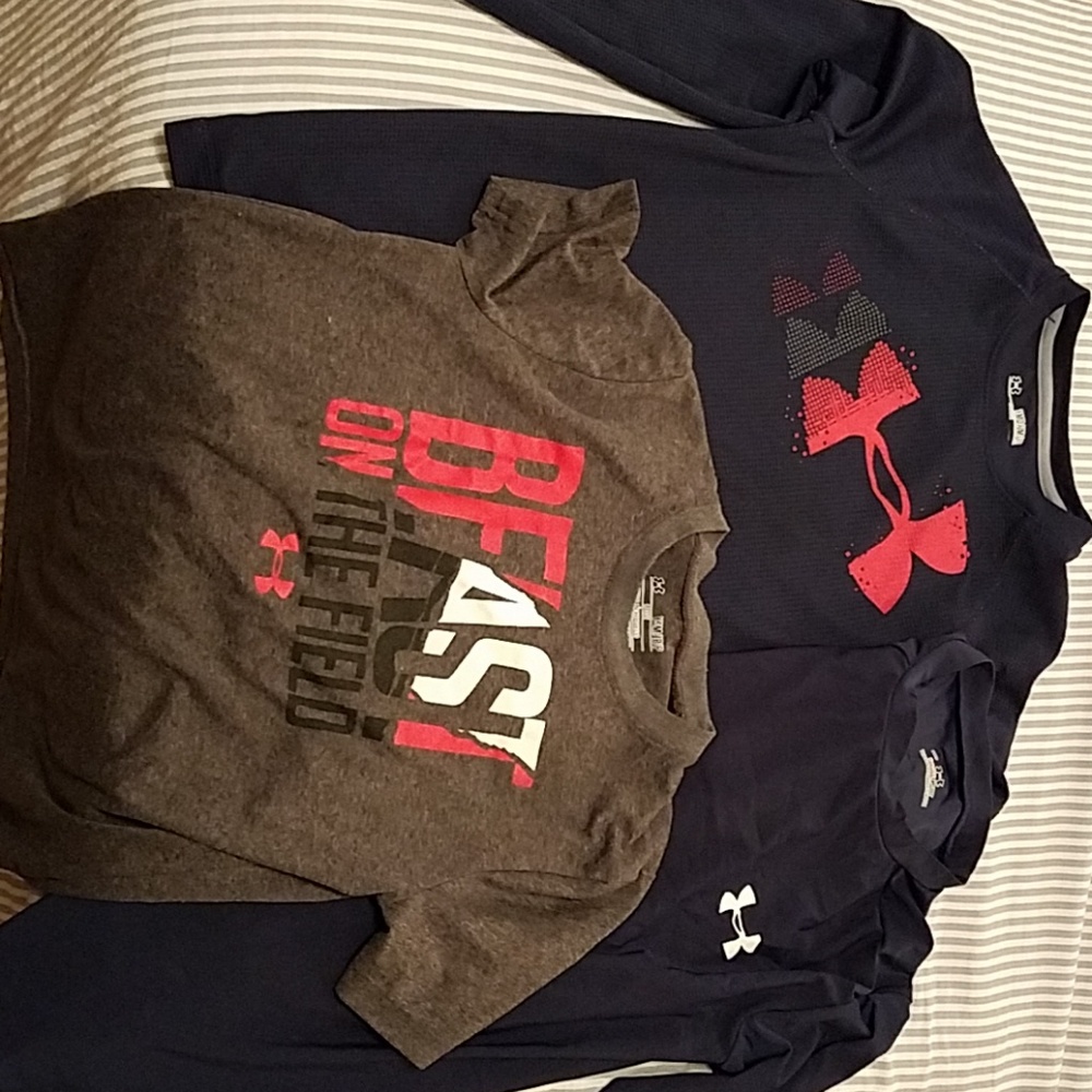 Boys size medium Under Armour bundle